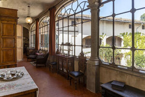 Fotografia dell'interno di un locale della Casa Macchi di Morazzone