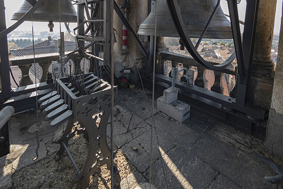 Tastiera campane torre campanaria di Morazzone